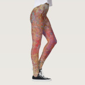 Abstracte mozaïekachtige kunst leggings (Rechts)