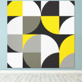 Abstracte mozaïekcanvas afdrukken (Insitu (Houten vloer))