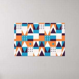 Abstracte mozaïekcanvas afdrukken
