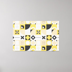 Abstracte mozaïekcanvas afdrukken