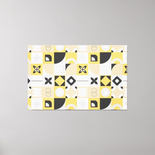 Abstracte mozaïekcanvas afdrukken (Voorkant)