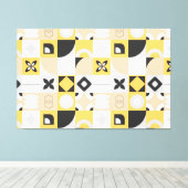 Abstracte mozaïekcanvas afdrukken (Insitu (Houten vloer))