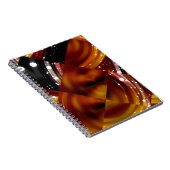 Abstracte mozaïekgeometrische meerkleurige backgro notitieboek (Rechterzijde)