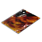 Abstracte mozaïekgeometrische meerkleurige backgro notitieboek (Linkerzijde)