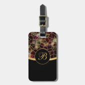 Abstracte mozaïekglas | Personaliseren Bagagelabel (Voorkant verticaal)