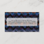 Abstracte mozaïekkunst #21 visitekaartje (Achterkant)