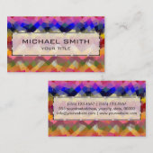 Abstracte mozaïekkunst #23 visitekaartje (Voorkant / Achterkant)