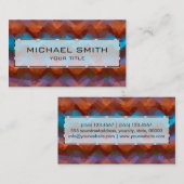 Abstracte mozaïekkunst #26 visitekaartje (Voorkant / Achterkant)