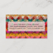 Abstracte mozaïekkunst #29 visitekaartje (Achterkant)