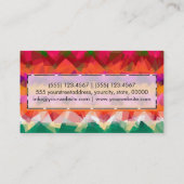 Abstracte mozaïekkunst #30 visitekaartje (Achterkant)