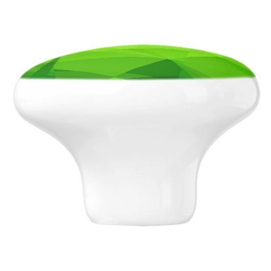 Abstracte mozaïekkunst 6 keramische knop (Zijkant)