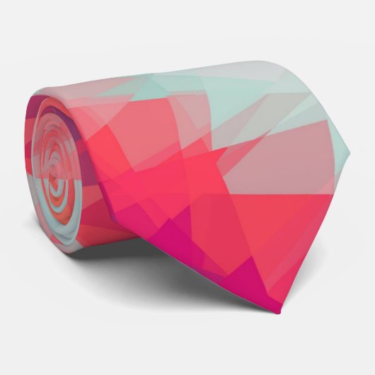 Abstracte mozaïekkunst #99 stropdas (Opgerold)