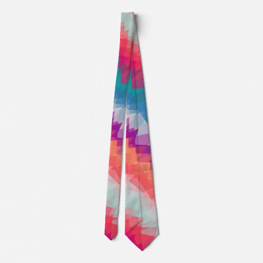 Abstracte mozaïekkunst #99 stropdas (Achterkant)