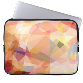 Abstracte mozaïekkunst | Modern geometrisch patroo Laptop Sleeve