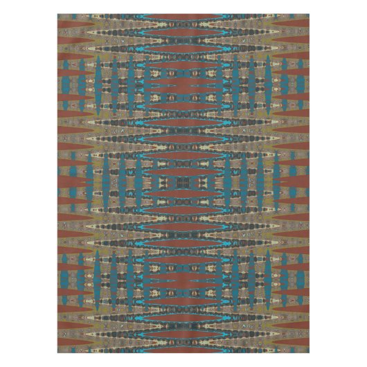 Abstracte mozaïektablet in het zuidwesten tafelkleed (Voorkant)