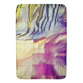 Abstracte mozaïektekening, licht gehouwen en parel badmat (Voorkant Verticaal)