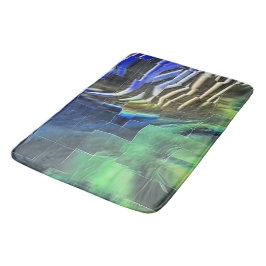 Abstracte mozaïektekening lichtgekerfd en satijn badmat