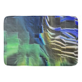 Abstracte mozaïektekening lichtgekerfd en satijn badmat (Voorkant)