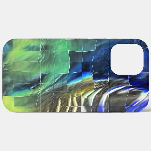 Abstracte mozaïektekening lichtgekerfd en satijn Case-Mate iPhone case (Achterkant (horizontaal))