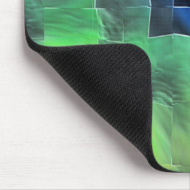 Abstracte mozaïektekening lichtgekerfd en satijn muismat