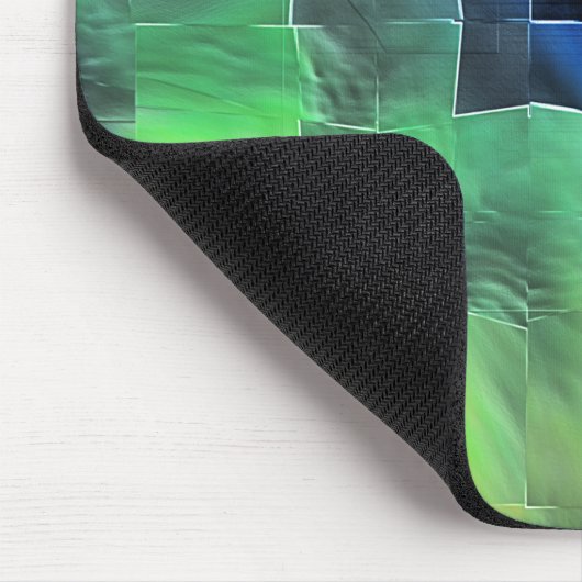 Abstracte mozaïektekening lichtgekerfd en satijn muismat (Hoek)