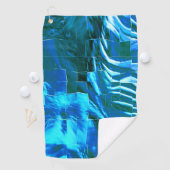 Abstracte mozaïektekening, lucht met licht satin? golfhanddoek (Insitu)