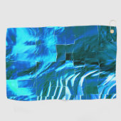 Abstracte mozaïektekening, lucht met licht satin? golfhanddoek (Horizontaal)