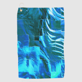 Abstracte mozaïektekening, lucht met licht satin? golfhanddoek