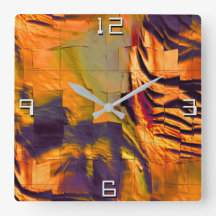 Abstracte mozaïektekening, roestvast gebrand goud