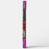 Abstracte mozaïektekening van roestroze en roestvr Case-Mate iPhone case (Achterkant / Links)