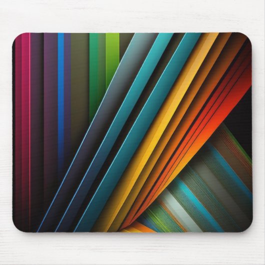 Abstracte Muismat met meerdere kleuren (Voorkant)