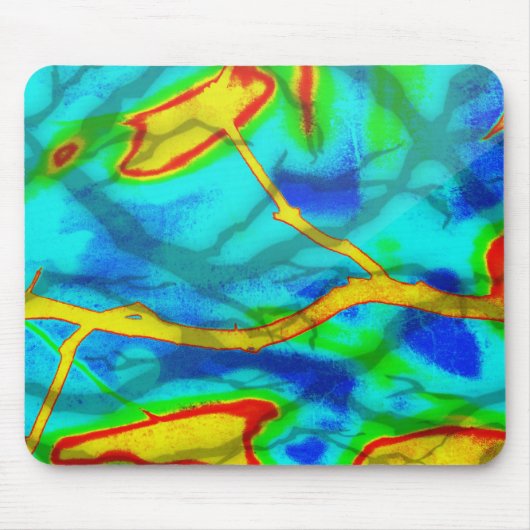 Abstracte muisPad voor  kleuren Muismat (Voorkant)