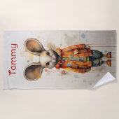 Abstracte muizenkleding strandlaken (Voorkant)