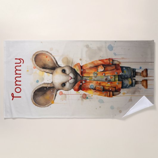 Abstracte muizenkleding strandlaken (Voorkant)