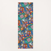 Abstracte Mulitcolor-bestanden Yogamat (Voorkant)