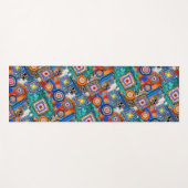 Abstracte Mulitcolor-bestanden Yogamat (Voorkant (horizontaal))