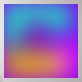 Abstracte multi gekleurde verloop achtergrond poster