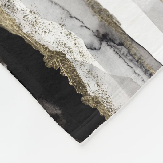 Abstracte multi-kleurenflatpanel fleece deken (Hoek)