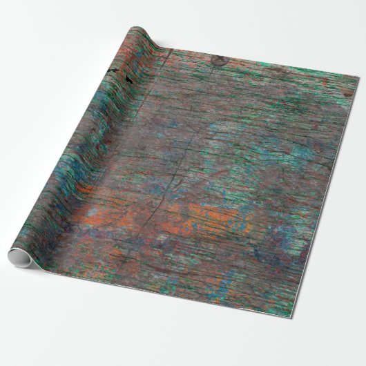 Abstracte multicolor grunge achtergrond met abstra cadeaupapier (Uitgerold)