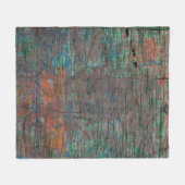 Abstracte multicolor grunge achtergrond met abstra fleece deken (Voorkant (Horizontaal))