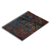 Abstracte multicolor grunge achtergrond met abstra notitieboek (Linkerzijde)