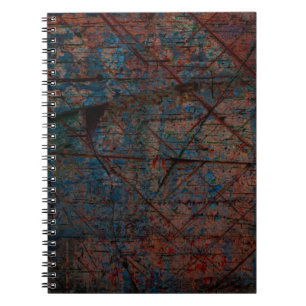 Abstracte multicolor grunge achtergrond met abstra notitieboek