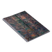 Abstracte multicolor grunge achtergrond met abstra notitieboek (Rechterzijde)