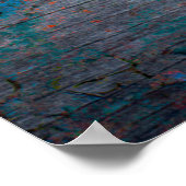 Abstracte multicolor grunge achtergrond met abstra poster (Hoek)