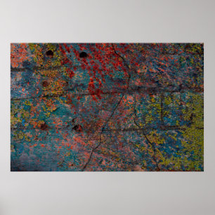 Abstracte multicolor grunge achtergrond met abstra poster