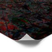 Abstracte multicolor grunge achtergrond met abstra poster (Hoek)