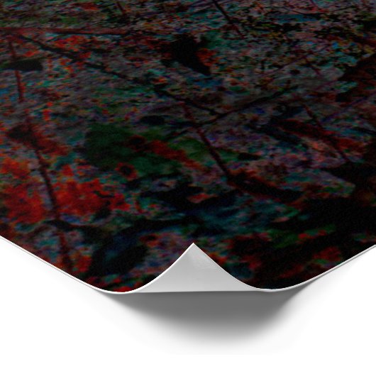 Abstracte multicolor grunge achtergrond met abstra poster (Hoek)