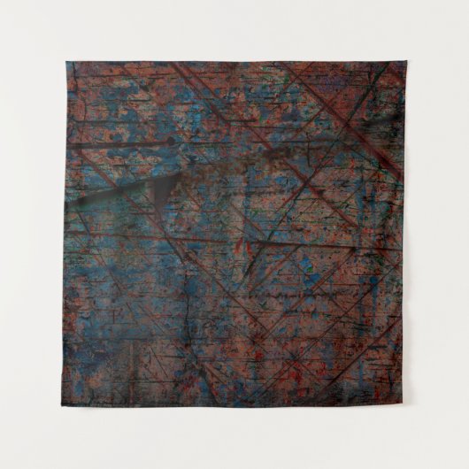 Abstracte multicolor grunge achtergrond met abstra wandkleed (Voorkant)