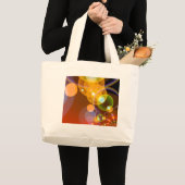 Abstracte Multicolor Len Flare Grote Tote Bag (Voorkant (product))