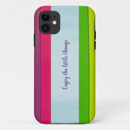 Abstracte multicolor striped IPhone Case